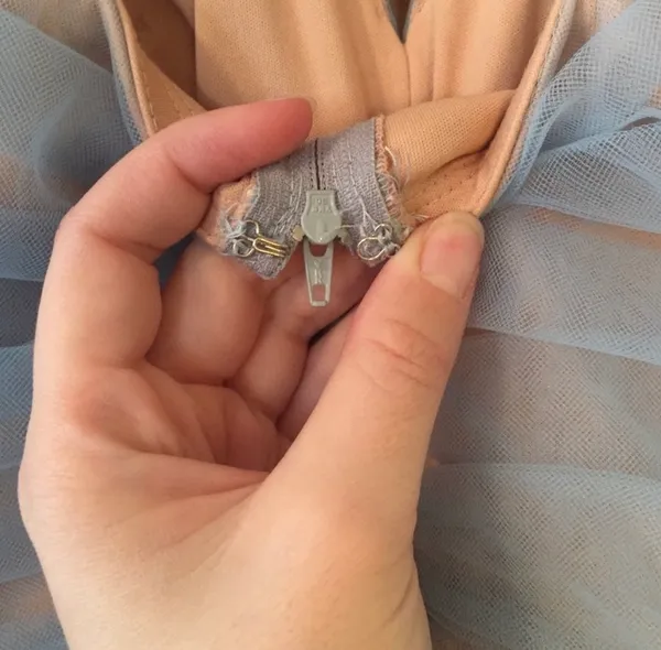 NWT Baby Blue Prom Dress - Image 4