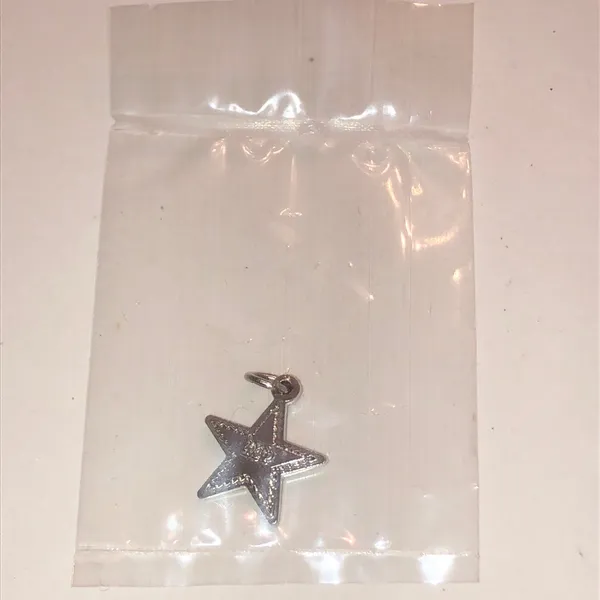 Beta Sigma Phi Girl of the Year Vintage Silver Star Charm - Image 4
