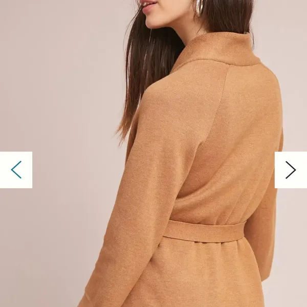 Anthropologie Tan Belted Cardigan - Image 2