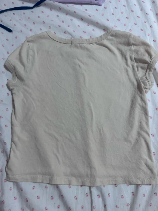 Billabong Cream crop top - Image 2