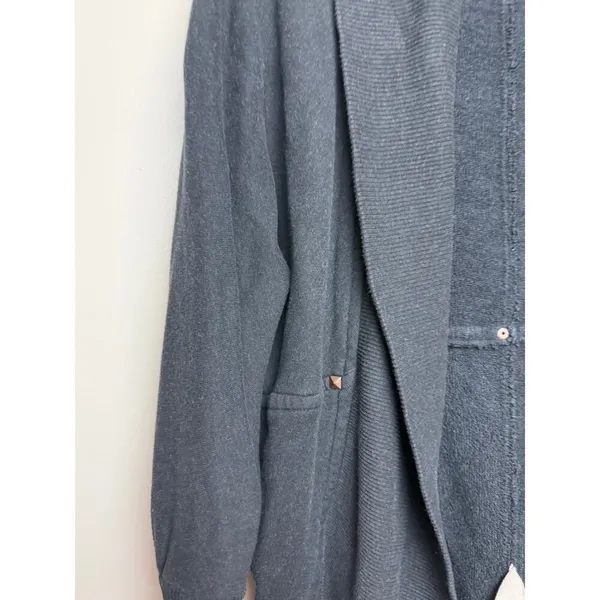 Aritzia Wilfred “Diderot” Dark Gray Cocoon Cardi Sz. S - Image 5