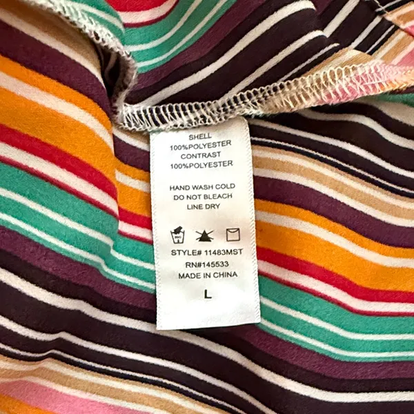 Colorful Striped Sleeveless Tank Top - Image 7