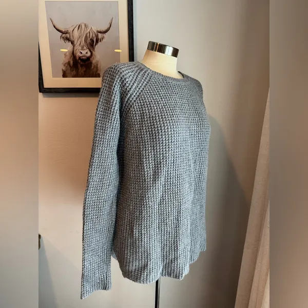Marine Layer Gray Knit Comfy Casual Women's Cozy Sweater - Image 5