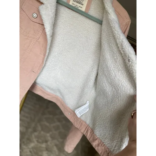 Blush Corduroy Sherpa Lined Jacket‎ Ashley by 26 Inter. Autumn Winter Streetwear - Image 9