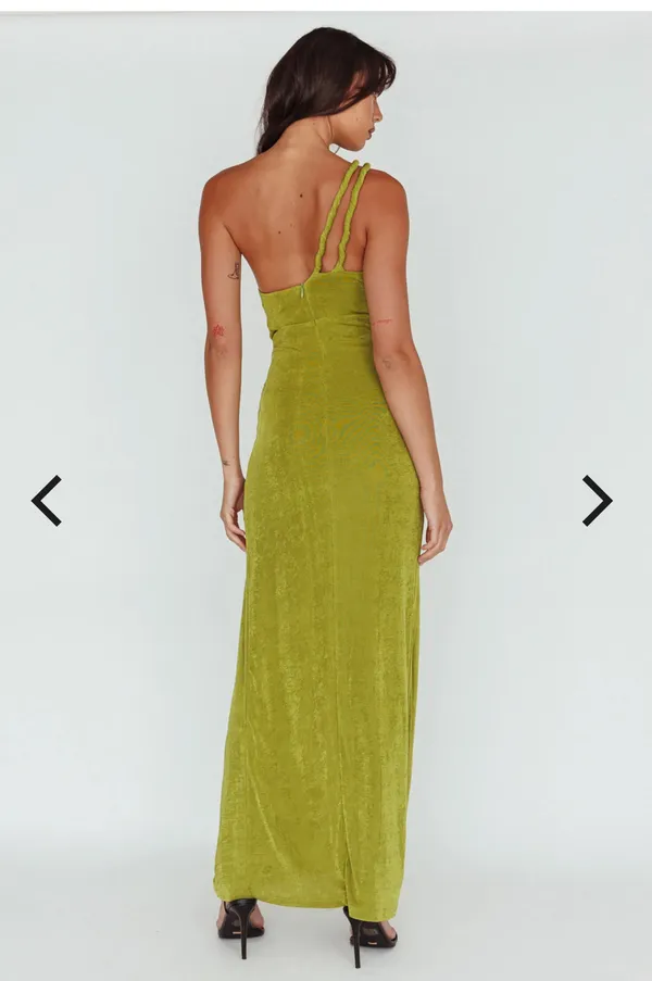 Selfie Leslie Green Maxi Dress kiah - Image 2