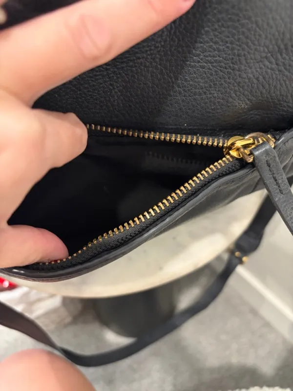 Marc Jacobs Empire City Mini Messenger Leather‎ Crossbody Bag, Black - Image 5