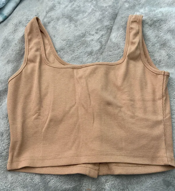 Urban Outfitters Button Up Rib Nit Cropped Tank - Image 2
