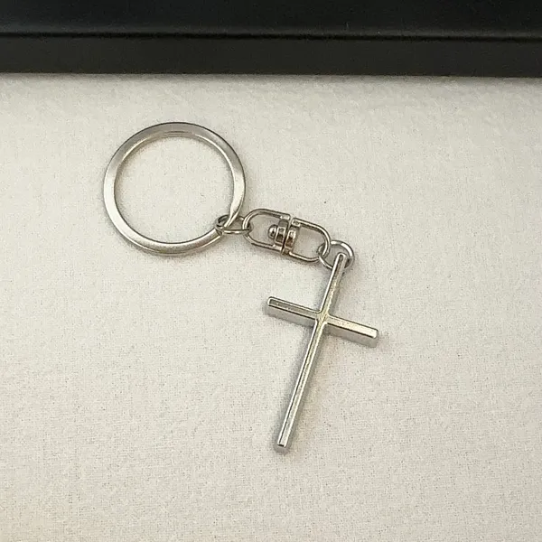 Cross Keychain Charm for Men Women Car Keychain Key Ring Bag Charm Couple Gifts - Image 4