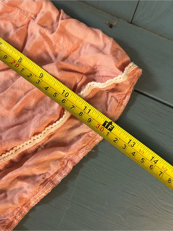 Banana Republic Soft Peach Pink Cami & Shorts Summer Sleep Set | Size Large - Image 9