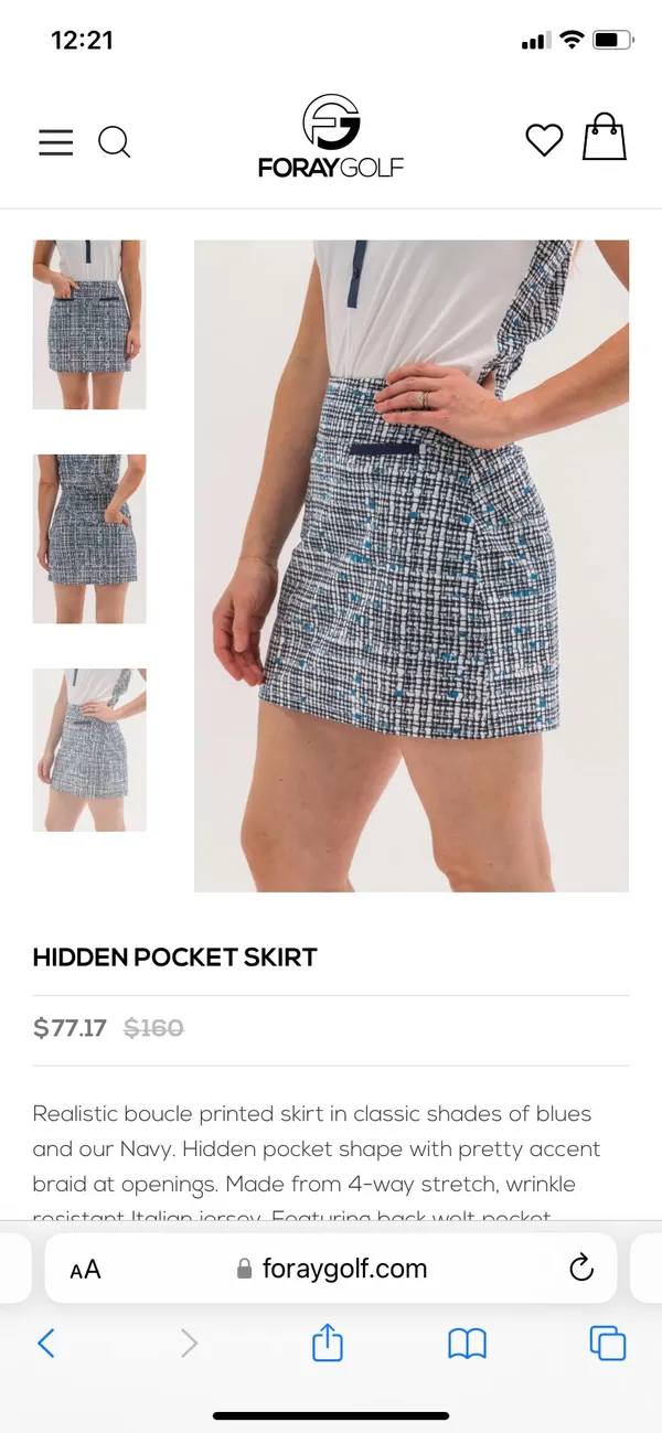 Foray Golf Skirt Zurich - Image 4