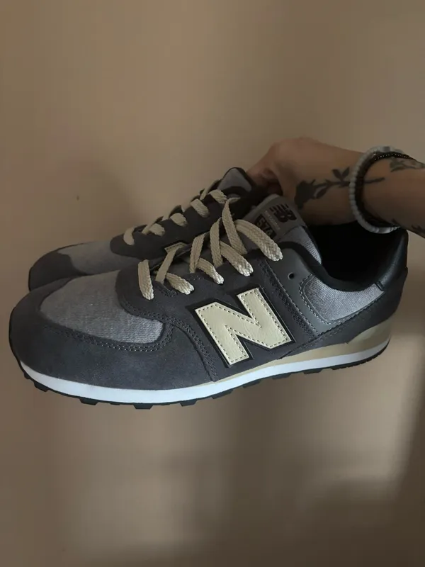 New Balance 574 Big Kid 'Grey Day 2024 - Magnet' - Image 6