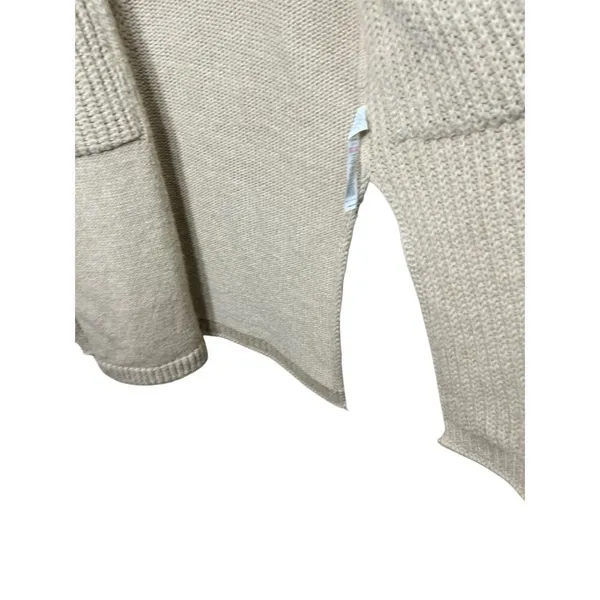 Topshop Womens Chunky Long Cardigan Sweater Tan Beige‎ Oversized 0-2P - Image 6