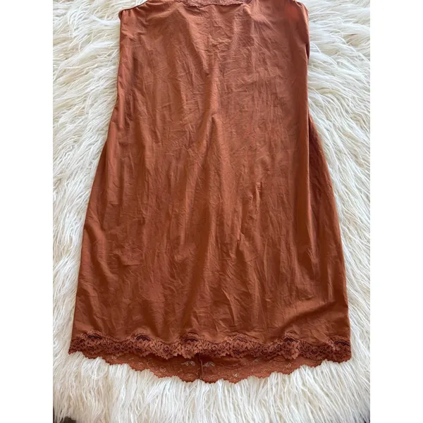 Skims Fits Everybody Lace Slip Dress Bronze Size 2X - Image 6