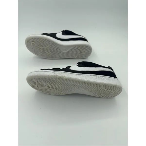 Nike Court Royale Black & White Leather Size 8.5 - Image 6