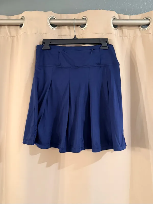 Source Unknown Women’s Blue Athletic Skirt - Performance Tennis/Golf built in shorts - Image 2