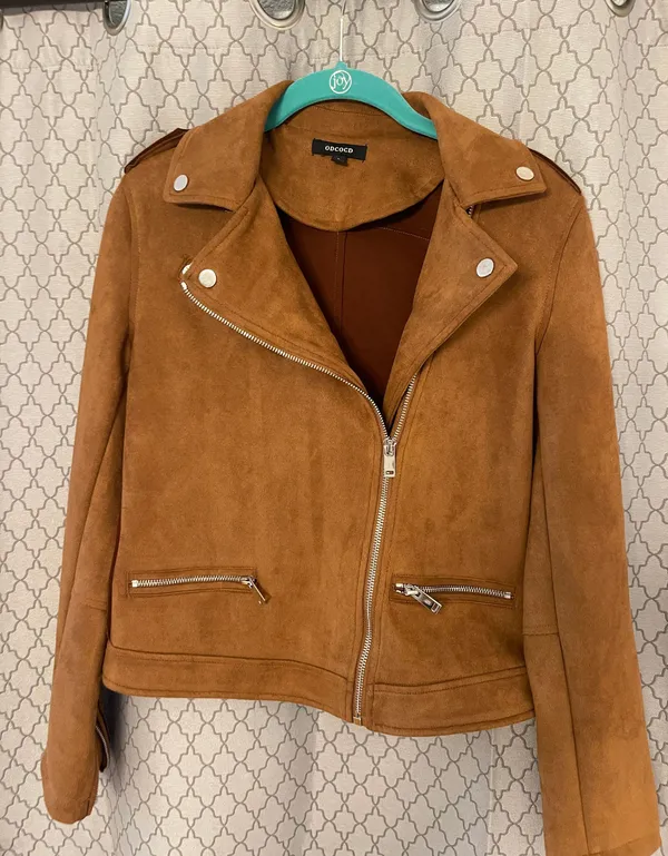 ODCODO Faux Suede Jacket for Women - Image 3
