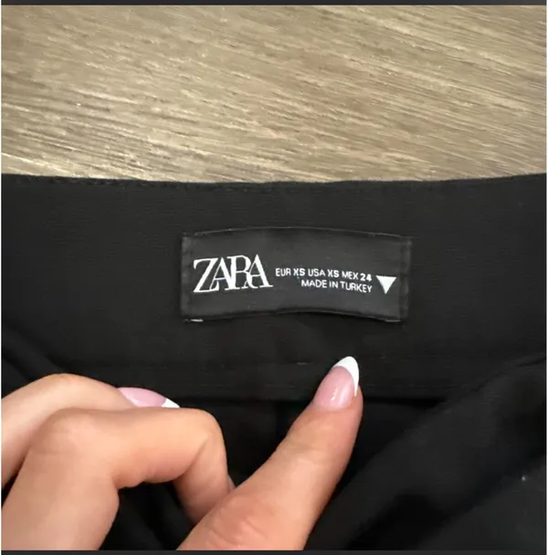 ZARA Skort Black Mini - Image 2
