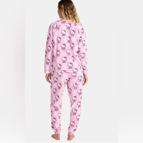 Hello Kitty Pink Pajama Set for Kids - Image 5