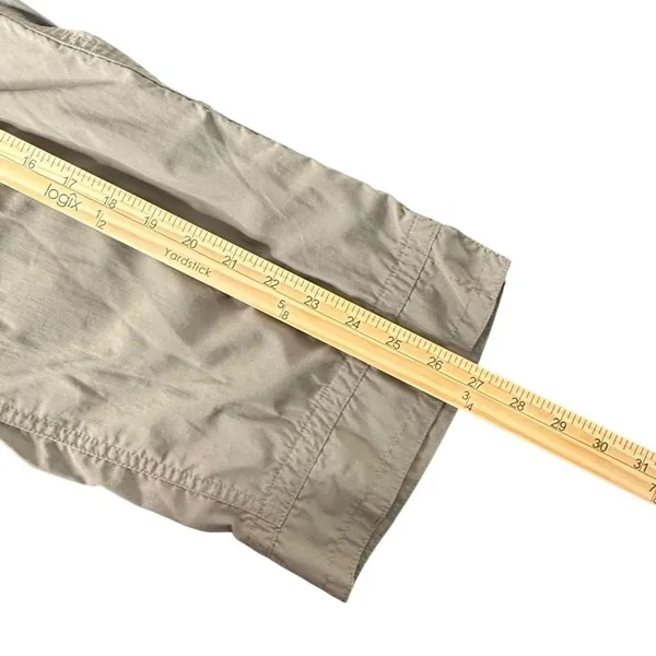 The North Face Womens Cropped Hiking Pants Size 6 Green‎ Nylon Outdoor Cargo - Image 14