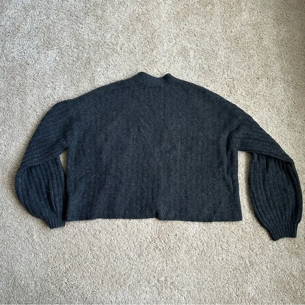 American Eagle Outfitters Gray Cardigan Sweater - Image 3