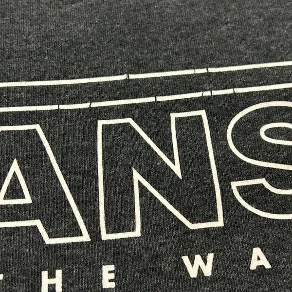 Vans Off The Wall Dark Gray Pullover Crew Neck Skateboard Sweatshirt Adult S - Image 4
