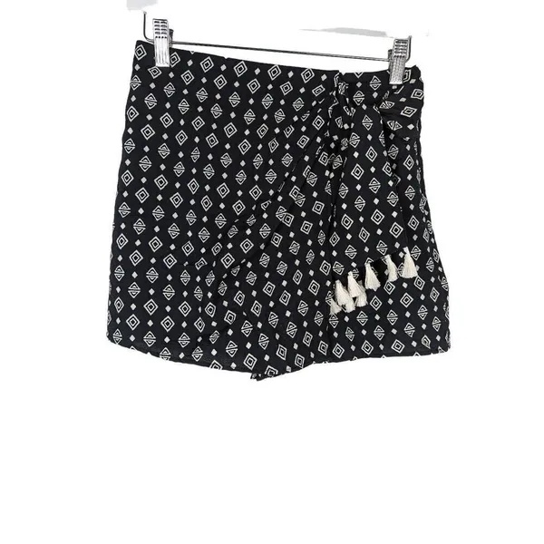 ZARA Tassel Printed Skort XS - Image 2