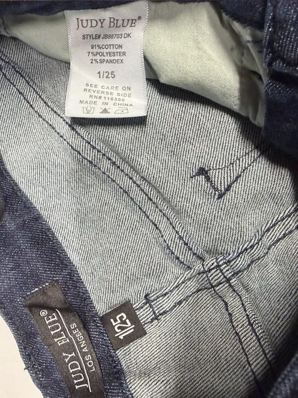 Judy Blue Skinny Fit Dark Wash Womens jeans size 1 |‎ 25 - Image 3