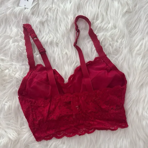 Cosabella Never Say Never Curvy Sweetie Soft Bra Mystic Red Size XS - Image 5