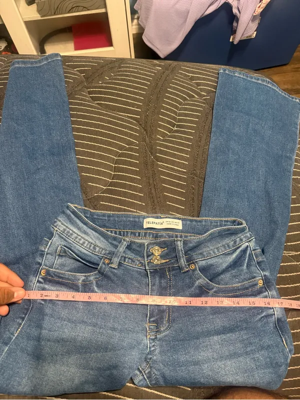 Women’s Telepatia low rise stretch flare bootcut jeans y2k size 5/27 - Image 11