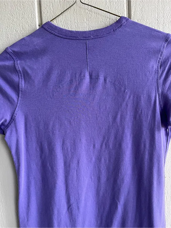 Lululemon Classic Fit Cotton Blend T Shirt Dress in Charged Indigo Purple XS - Image 5