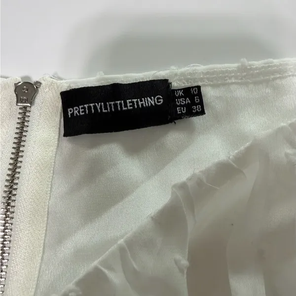 Bundle only! Must be with $15 or more PrettyLittleThing White Sheer Puff Sleeve - Image 2