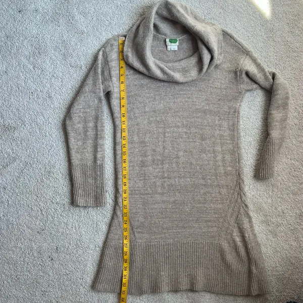 Anthropologie Cowl Neck Sonoran Sweater Dress Wool Blend Small - Image 6