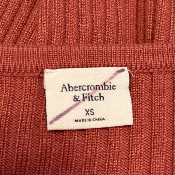 Abercrombie & Fitch Short Sleeve Cardi in Brown - Image 4