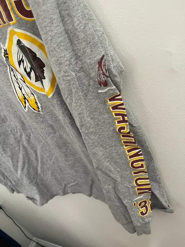 Oversized Redskins Tee Size L - Image 2