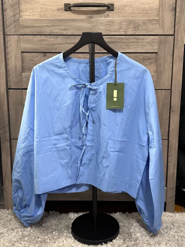 Daily Drills Poplin Resort Tie Top Malibu XS/S NWT - Image 3