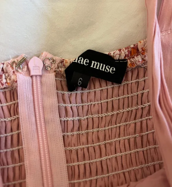Pink Floral Dress - Image 3