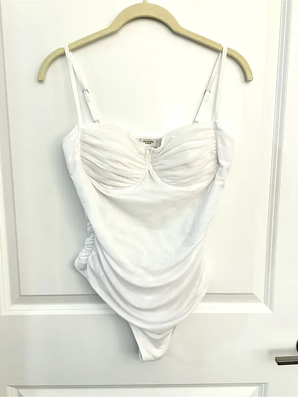 Abercrombie Bra-Free Mesh Bodysuit NWT Medium - Image 2