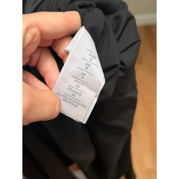 Nicholas Erelyn Strapless Gown In Black Size 4 / Small - Image 9