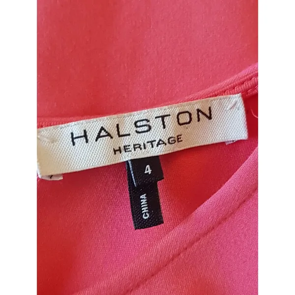 Halston Heritage Womens Dress Fit & Flare Sleeveless Summer Fall Wedding Sz 4 - Image 7