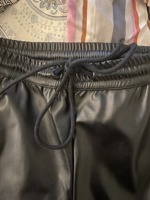 Leather Pants Black Size XS - Image 3