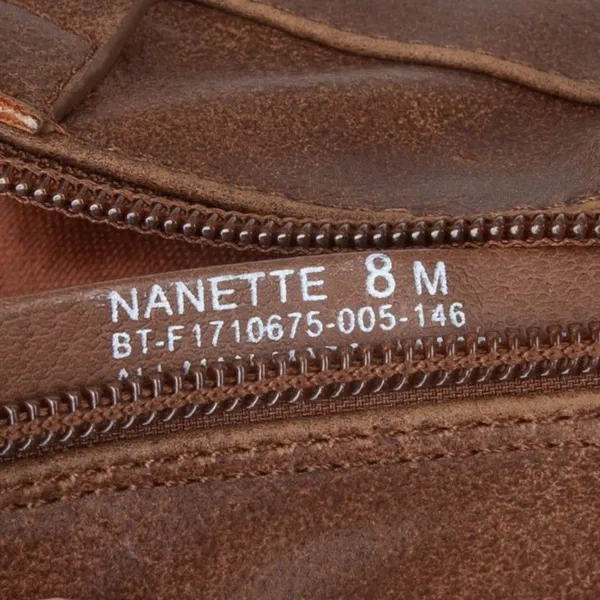 BearTraps Womens Nanette Ankle Boots Size 8M Tan Side Zip Casual‎ Workwear - Image 6