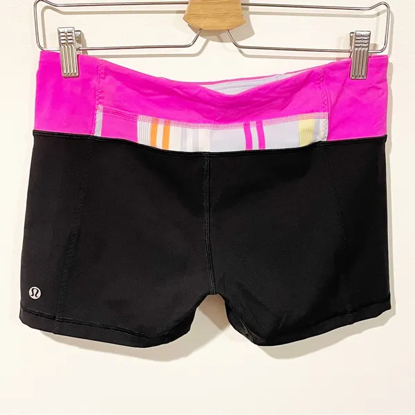 Lululemon Size 10‎ Black Fast Track Shorts Pull on Athletic Workout - Image 4