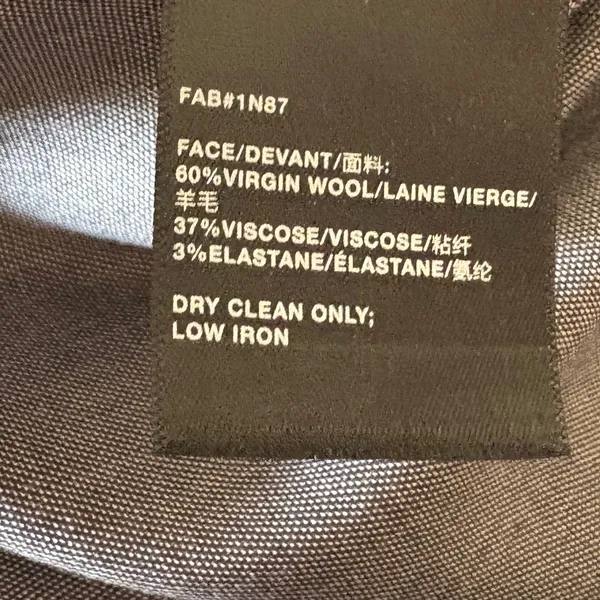 LAFAYETTE 148 New York Waldorf Wool Blend Gray Business Casual Pants - Image 4