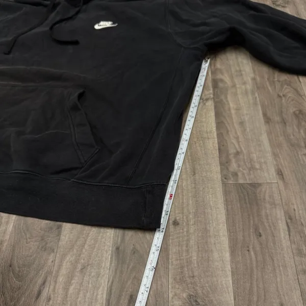Nike black Club classic embroidered hoodie Women’s - Image 4