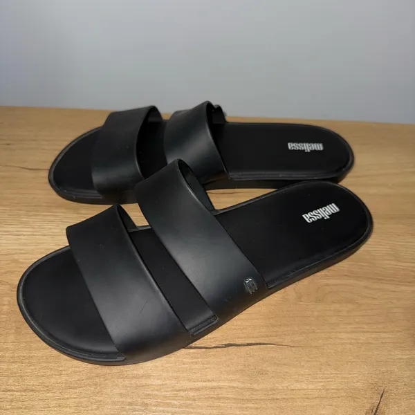 Melissa Black Color Pop PVC Sandals‎ Size 9 L - Image 2