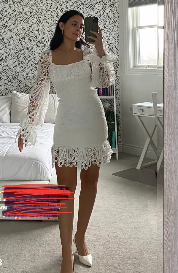 Pretty Little Thing White Lace Dress - Image 4