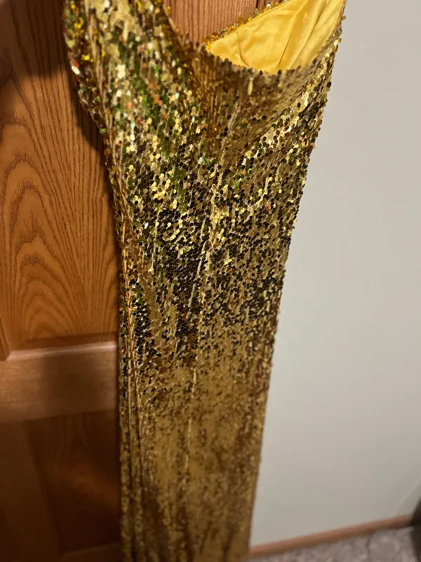 Beautifly Gold sequin gown - Image 8