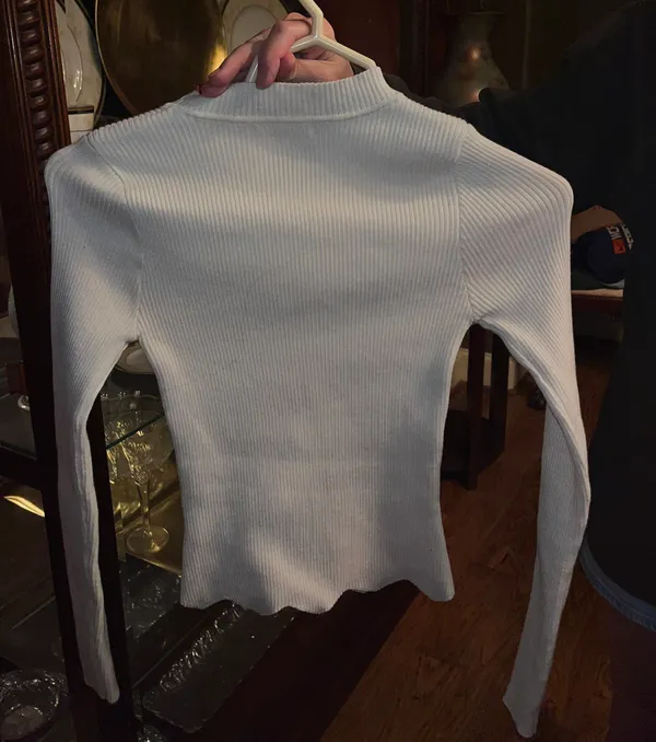 Francesca's Knit Fitted Sweater Top - Image 4