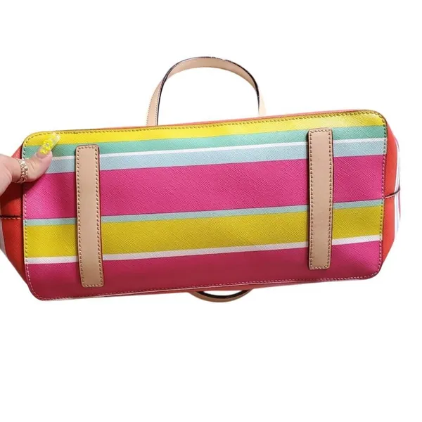 Kate Spade Multicolor Striped‎ Large Tote - Image 8