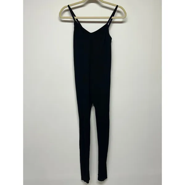 Hatch Rib‎ Unitard Jumpsuit Stretch Maternity Size Small Black Lounge Athletic - Image 2